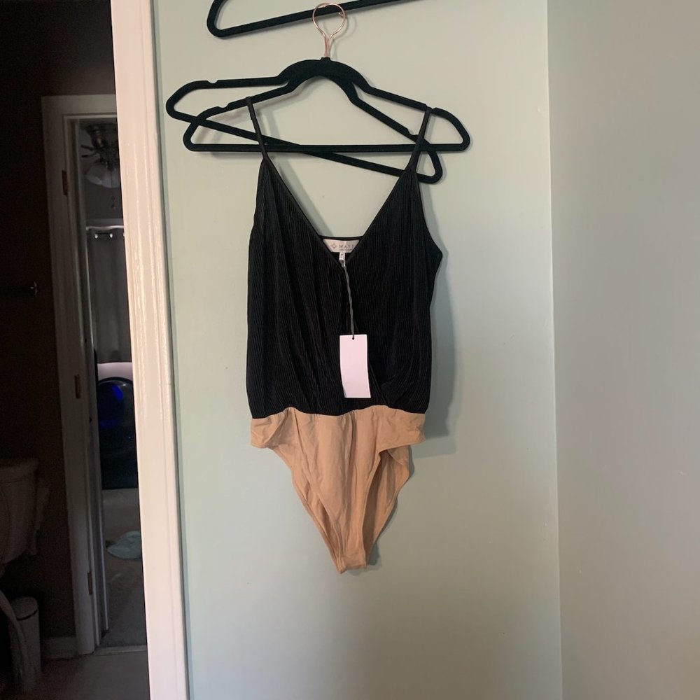 WAYF Black Bodysuit